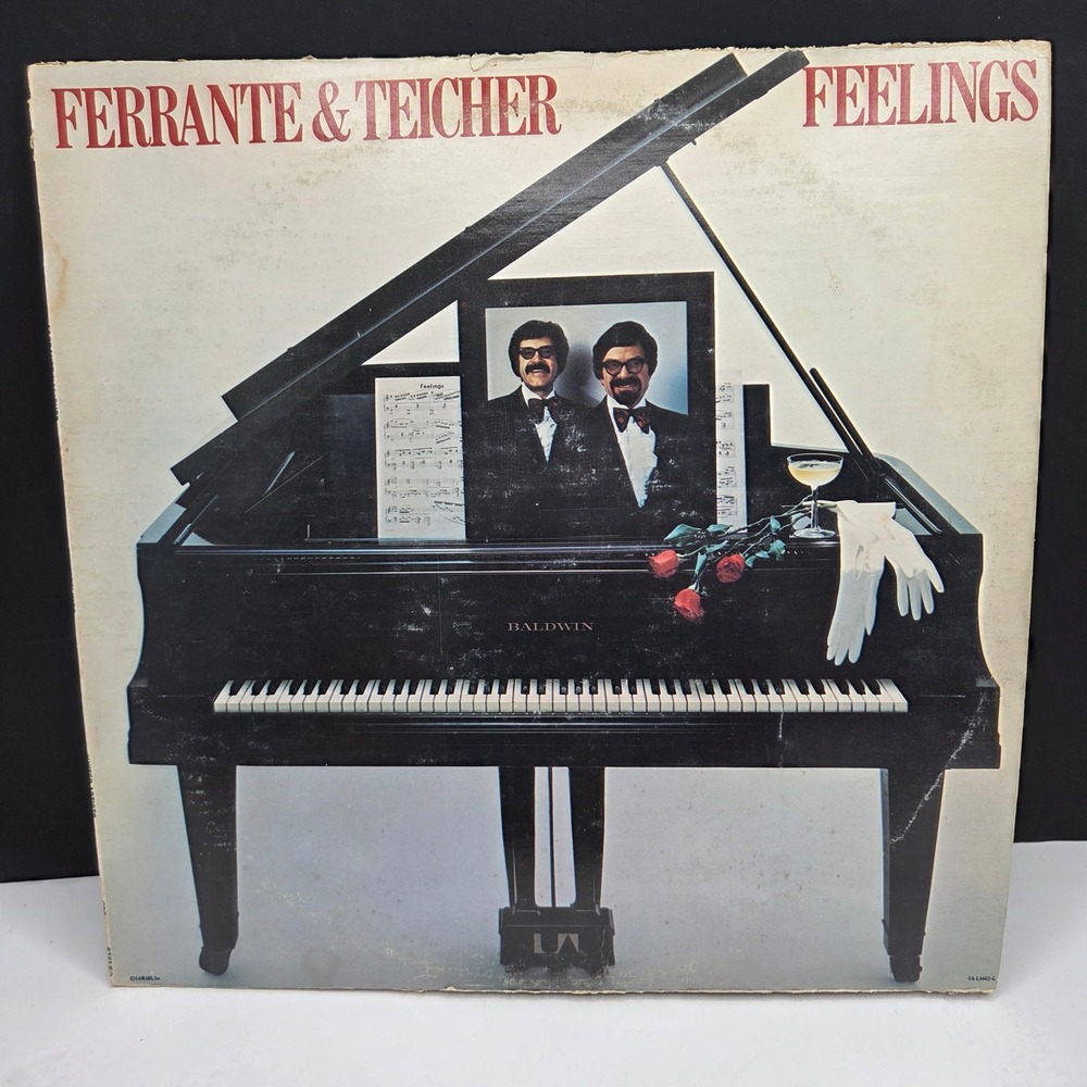 Ferrante & Teicher Feelings Vinyl LP 1976 United Artists UA-LA662-G Piano Album